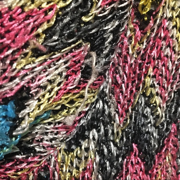 Vintage Snazzie,  Colourful Metallic Top, Medium, EUC - Picture 6 of 8